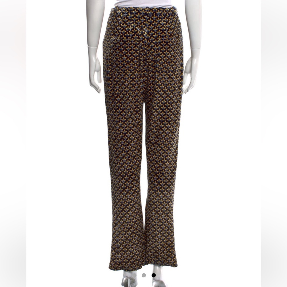 Paco Rabanne velvet printed pants - Picture 3 of 4